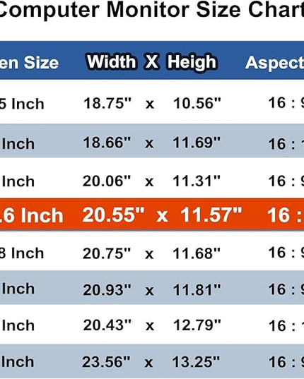 Pozlle 23.6 Inch Computer Privacy Screen Shield [2 Pack] for 16:9 Widescreen Desktop Monitor - Anti-Glare Blue Light Privacy Filter and Anti Spy Privacy Screen Protector Film
