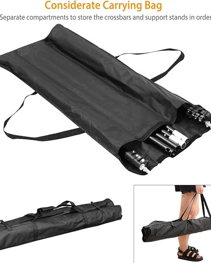 10ft Adjustable Backdrop Stand Kit, Heavy-Duty Photography Background Support System with Clamps & Carry Bag, Photo Video Studio Backdrop Stand for Parties, Weddings, Green Screen & Banner Display