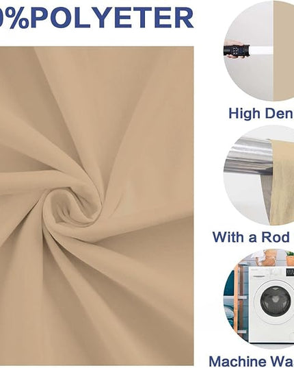 Photo Backdrop Beige Fabric Professional Photography Solution 10x10ft Seamless Design Eliminate Wrinkles Baby Shower Pregnant Women Shooting Scene Background