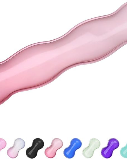 Gel Wrist Rest for Keyboard and Mouse, Wrist Rest for Keyboard, Mouse Wrist Support, Pain Relief, Cool Touch, Non-Skid, Keyboard Wrist pad