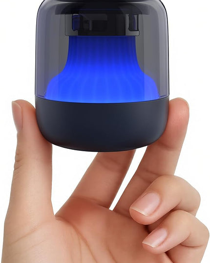 Babelio Pocket Glow White Noise Sound Machine - Upgraded 7 Color Night Lights, 20 Non-Looping Sounds, Timer & Memory Function, Portable for Adults & Babies, Black
