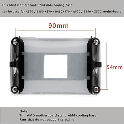 AM4 Backplane Back Durable CPU Heatsink Bracket CPU Fan Cooling Mounting Sheet Plate for AM4 AMD Socket