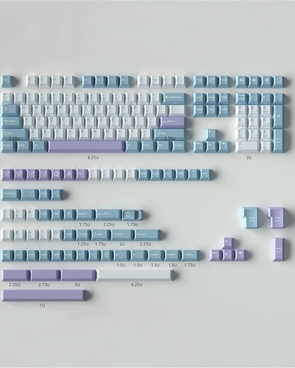Sumgsn Custom Keyboard Illusion Keycaps 172 Keys Full Set Double Shot Cherry Profile Key caps Fit for Cherry Mx Switches ISO ANSI Layout