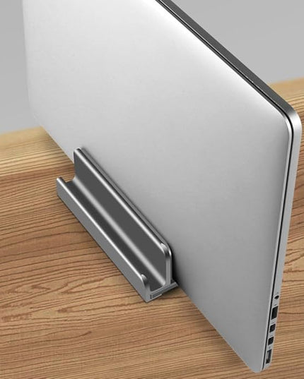 Vertical Laptop Stand Desktop Dock Holder Metal Desktop Stand for Computer, Tablet Aluminum Anti Slide Phone Desktop Holder