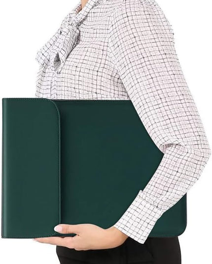 MOSISO Laptop Case 13 inch, 13 inch Laptop Sleeve Compatible with MacBook Air M4 M3 M2 M1 2025-2018 / Pro M2 M1 2025-2016, Faux Suede Leather Case with Small Bag, Peacock Green