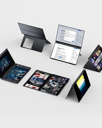 EHOMEWEI Dual Stacked Monitor 16"*2 Laptop Expansion Screens 2560 * 1600 * 2 60Hz 100DCI-P3 HDR for Windows MacOS X2 Pro