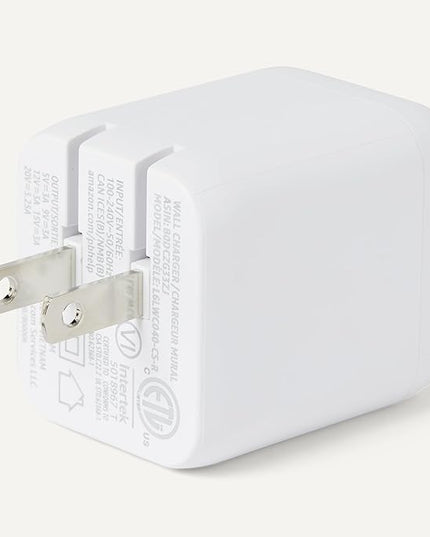Amazon Basics Fast Charging USB C Nano GaN Wall Charger, 65W 1-Port PD 3.1 for Laptops Tablets Phones, White