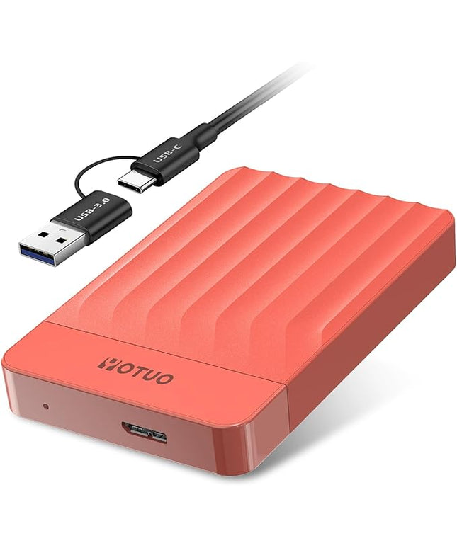 Portable External Hard Drive Storage Expansion Mobile HDD USB 3.0 for PC, Mac, Desktop, Laptop, PS4, PS5, Xbox One X/S, Xbox 360, Xbox Series X/S, Office & Game (Red, 1TB)