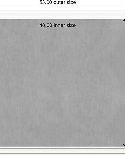 Amanti Art White Framed Magnetic Board 45x53 Oversize Vision Board for use with Magnets, 100% Metal Sheet to Display Items as Office Decor or for Home Organization in mudroom, Kitchen or Kids Room