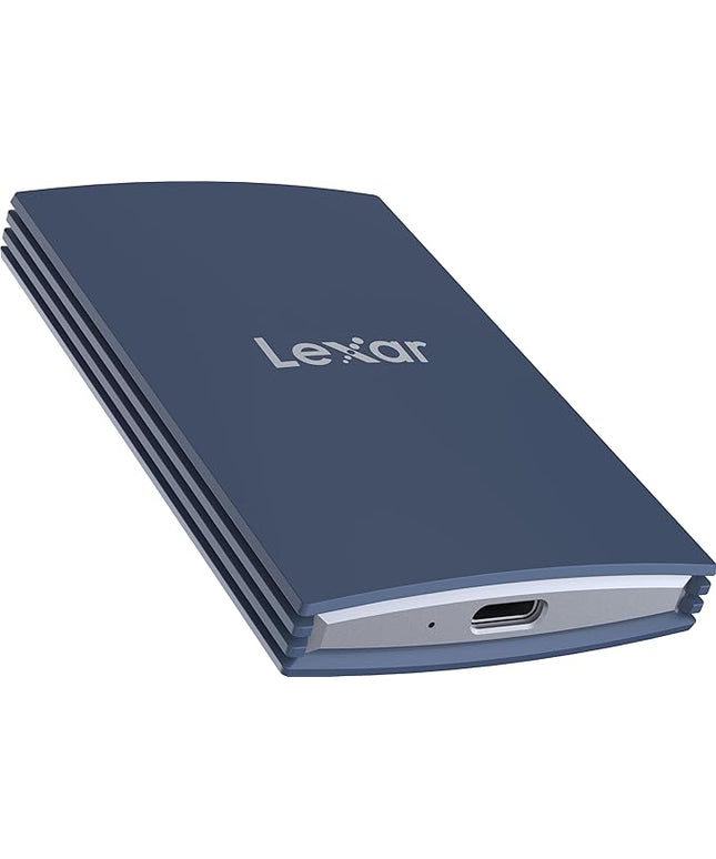 Lexar 4TB Armor 700 Portable SSD, Up to 2000MB/s, USB 3.2 Gen 2x2, Rugged, IP66 Water & Dust Resistance, Compatible w/iPhone 15/16, Cameras, Gaming, External SSD, Dark Blue (LAR700X004T-RNLNU)