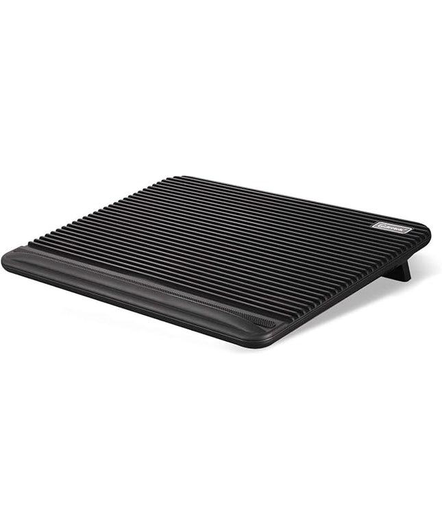 Laptop Cooling Pad, Coolertek USB Powered Laptop Cooler, 2 Blue Silent Big Fans, Height Adjustable Non-Slip Laptop Stand with Dual USB 2.0 Ports, Fits 11-17 Inch Notebook - Black (N2)