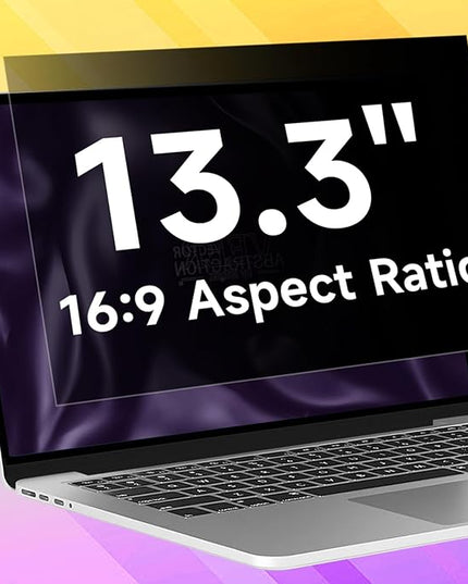 ANTOGOO V 13.3 Inch 1920x1080P (16:9) Laptop Privacy Screen Filter, Anti Blue Light Glare & Anti Scratch Computer Privacy Shield, Not for 13" with 16:10 Aspect Ratio Laptop
