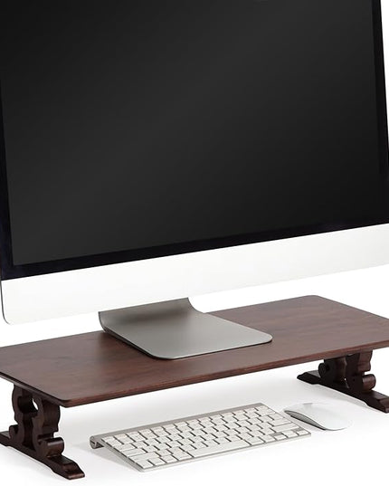 Anji Mountain Monitor Stand - Desktop Organizer & Laptop Riser, Ergonomic Monitor Riser, Space-Saving Monitor Stand for Desk, Durable Construction, Easy Assembly, Ideal for Home & Office