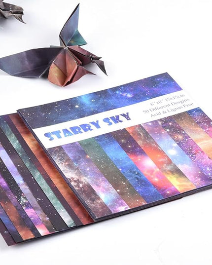 10 Different Packs Full Collection Origami Paper Kit 6 Inch Square Double Sided Color Vivid Colors Creation Easy Fold Paper Set Hand Crafts Paper Arts Creativity