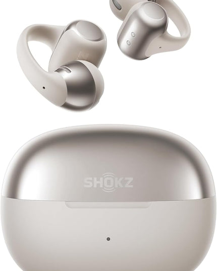 SHOKZ OpenDots ONE-Open-Ear Headphones, Clip-On Earbuds-Wireless Bluetooth Earbuds with Microphone-Secure, Lightweight, Comfort-Premium Dolby Audio-Water Resistant-Fast Charging-Up to 40 hrs Playtime