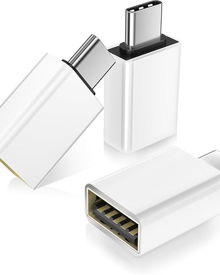 Basesailor USB C to USB Adapter 3Pack,USB C Male to USB A 3.0 Female Adapter,Type C Thunderbolt 4 OTG Converter for Apple MacBook Pro,Mac Book,iPad,Microsoft Surface Go,Samsung Galaxy S25,iPhone 17 16