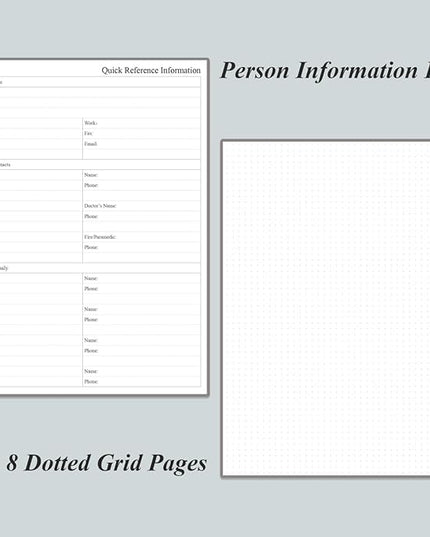 Daily Planner Undated - A4 To Do List Notebook Hourly Schedules, Spiral Appointment Planner for Women and Men,PVC Hardcover, Inner Pocket, Elastic Closure, 8.5" x 11", Grey