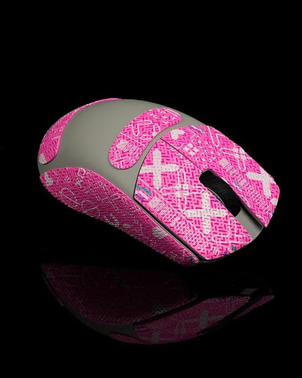 Grip Tape for Lamzu Atlantis Maya - Anti-Slip,Enhanced Control, Sweat Resistance,Improves FPS Gaming Grip & Mouse Protection [Pre-Cut] Printsteam Pink 0.5mm