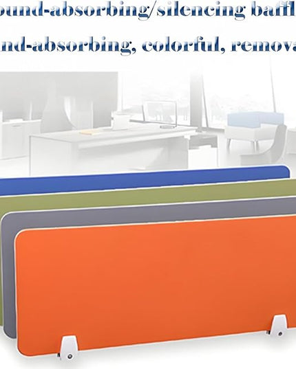 Desk Privacy Panel for Students Desk Divider Partition Cubicle Light Shield Office Accessories for Schools Classrooms Blue 30 * 80cm