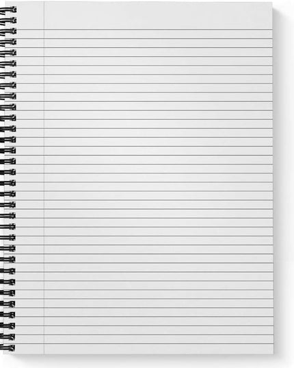 Softcover Good Vibes 8.5" x 11" Motivational Spiral Notebook/Journal, 120 College Ruled Pages, Durable Gloss Laminated Cover, Black Wire-o Spiral. Made in The USA