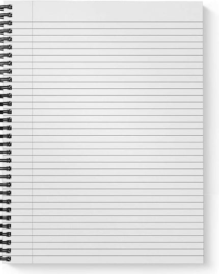 Gotcha Covered Notebooks Softcover Clothed With Strength 8.5" x 11" Religious Spiral Notebook/Journal, 120 College Ruled Pages, Durable Gloss Laminated Cover, Black Wire-o Spiral. Made in the USA