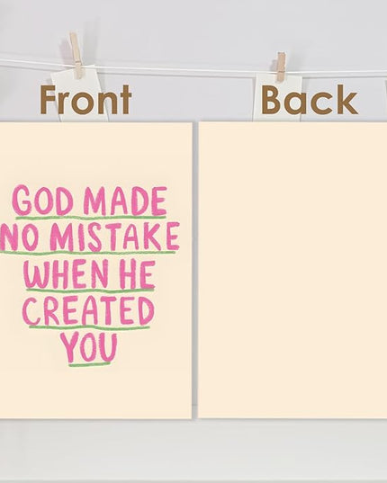 Pink Christian Spiral Journal Notebook 5.5x8.3in, Bible Scripture Journal for Woman, Trendy God Made No Mistake When He Created You Religious Notebooks for Note Taking, Hardcover Notebook