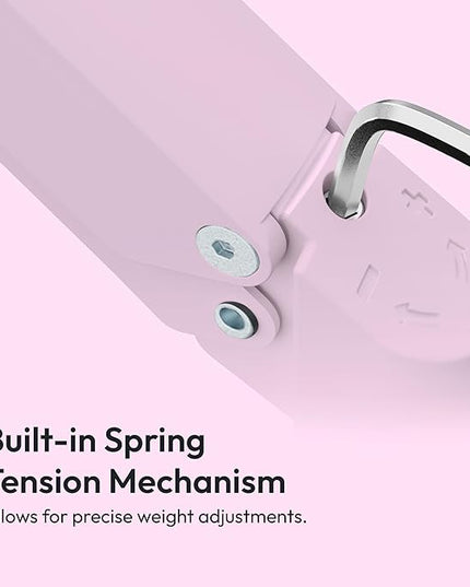 Pixio PS1D Wave Pink Dual Monitor Arm Stand Desk Mount - Fits up to 32 inches Monitors and up to 19.8lbs. VESA Compatibility and Integrated Cable Management