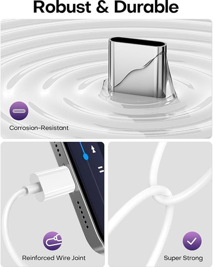 USB C to 3.5mm Audio Headphone Jack Adapter (2Pack), Aux to USB C Dongle Cord Cable Compatible with iPhone 17/16/15, iPad Pro, Samsung Galaxy S25 S24 S23 Ultra/Google Pixel - White