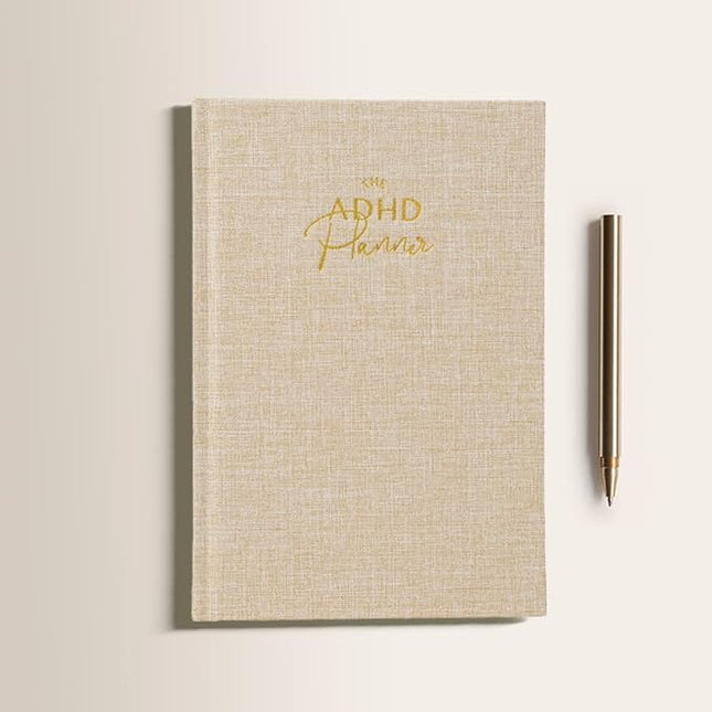 The ADHD Planner for Adults - Undated Daily & Weekly ADHD Journal for Disorganized People, 90 Days - Habit Tracker, Record Emotions & Mood - Academic Goals - Structure & Focus for Adults Brains