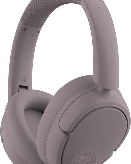 JLab JBuds Lux ANC Wireless Headphones, Mauve, Hybrid Active Noise Cancelling, Customizable Sound, Spatial Audio Compatible, Premium Over-Ear Bluetooth Headset