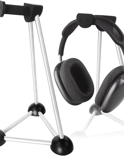 Headphone Stand, Desktop Headset Holder, Desk Earphone Stand, Gaming Headsets, for SteelSeries/Logitech/HyperX/Sony/Beats/Sennheiser/Anker/Xbox, and All Headphones.(Red) (Black)