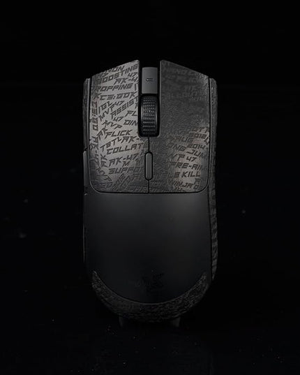 Gamer Mouse Grip Tape Sticker for Razer Viper V3 Non Slip Suck Sweat Pre Cut Easy Install PC Gaming CS Black