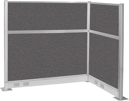 Versare Pre-Configured Hush Panel Electric Cubicle | Workstation Divider Walls | Cubicle Privacy Panels | Office Partition Walls