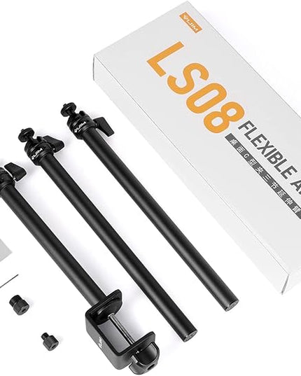 VIJIM LS08 Flexible Overhead Camera Mount Desk Stand, Webcam Stand Microphone Boom Arm Tabletop Photography Videography Live Stream Table clamp Mount
