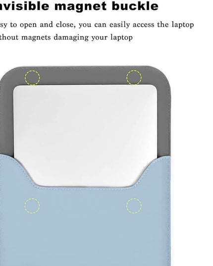 MOSISO Laptop Case 13 inch, 13 inch Laptop Sleeve Compatible with MacBook Air M4 M3 M2 M1 2025-2018 / Pro M2 M1 2025-2016, Faux Suede Leather Case with Small Bag, Baby Blue