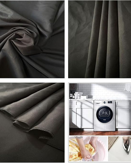 Black Backdrop for Photography Portrait Background Screen for Photo Backdrop Video Photography Studio (10x20ft, Black)