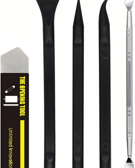 Pry Tool Kit, LIFEGOO Safe Non-Nylon and Ultrathin Steel Screen Opening Spudger Tool Repair Kit for Cell Phone, LCD, MacBook, Ipad, iPod, Tablet and More