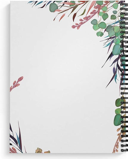 Gotcha Covered Notebooks Softcover Clothed With Strength 8.5" x 11" Religious Spiral Notebook/Journal, 120 College Ruled Pages, Durable Gloss Laminated Cover, Black Wire-o Spiral. Made in the USA