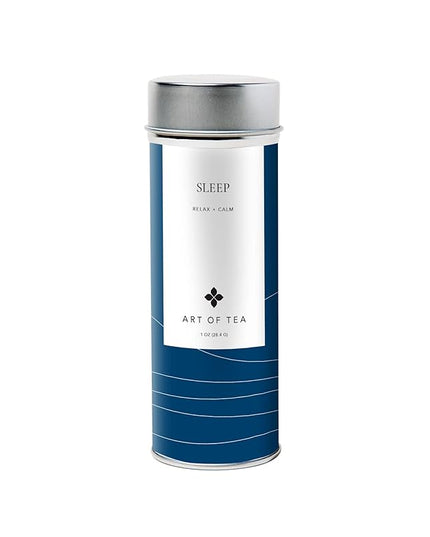 Art of Tea | Organic Sleep 1oz (Chamomile Tea, Spearmint, Valerian) | Wellness Loose Leaf Artisan Tea | Bedtime and relaxation tea