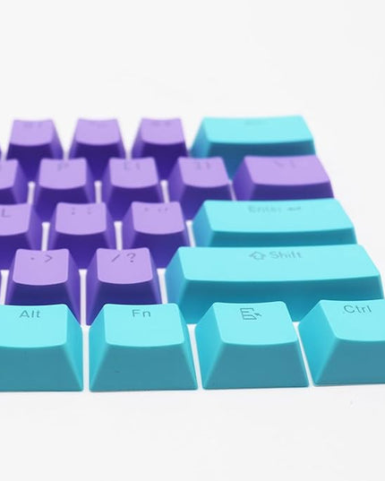 Guffercty kred 60 Percent PBT Keyboard Keycaps OEM Profile, Custom Keycaps Double Shot for 61 60% Mechanical Keyboard (SEHN)