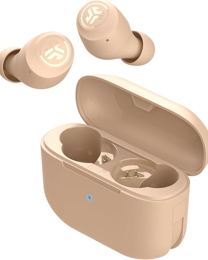JLab Go Air Pop+ Tones True Wireless Earbuds, in Ear Headphones, Bluetooth Earphones, 35H Playtime Ear Buds, Bluetooth Earbuds with Microphone, USB-C Charging Case, Dual Connect, EQ3 Sound, (474 C)