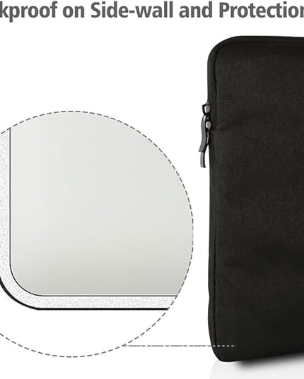 UPERFECT 18.5-inch Portable Monitor Case Polyester Laptop Sleeve Protective Case Vertical Style with Pocket Zipper for 18.5-inch Monitor Laptop Pad Tablet