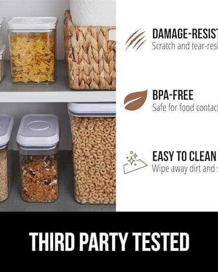 GORILLA GRIP DripGuard Shelf Liner, Non Adhesive Drawer and Kitchen Cabinet Protector, Slip Resistant BPA Free Smooth Surface Plastic Liners for Cabinets, Bathrooms, Closets, 17.5x120 Inch, Light Gray