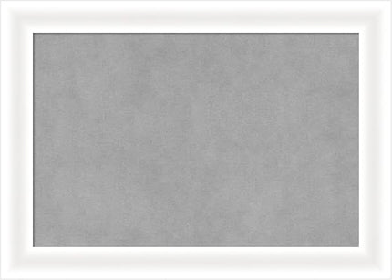 Amanti Art White Framed Magnetic Board 15x21 Small Vision Board for use with Magnets, 100% Metal Sheet to Display Items as Office Decor or for Home Organization in mudroom, Kitchen or Kids Room