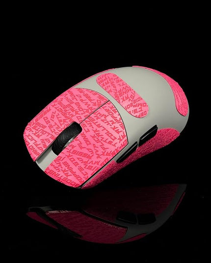Grip Tape for Lamzu Atlantis Maya - Anti-Slip,Enhanced Control, Sweat Resistance,Improves FPS Gaming Grip & Mouse Protection [Pre-Cut] CS Pink 0.3mm