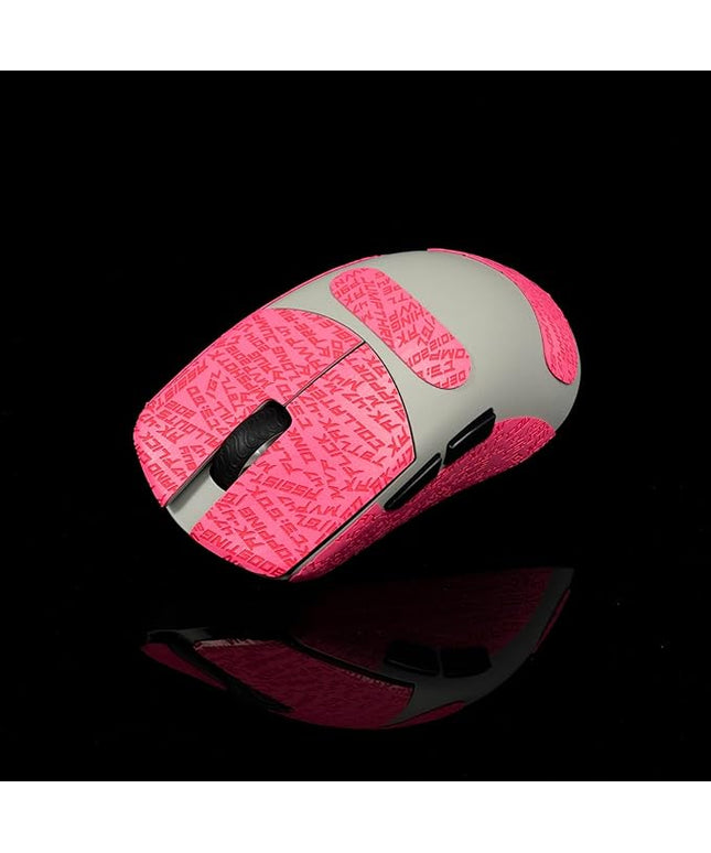 Grip Tape for Lamzu Maya X - Anti-Slip,Enhanced Control, Sweat Resistance,Improves FPS Gaming Grip & Mouse Protection [Pre-Cut] CS Pink 0.3mm