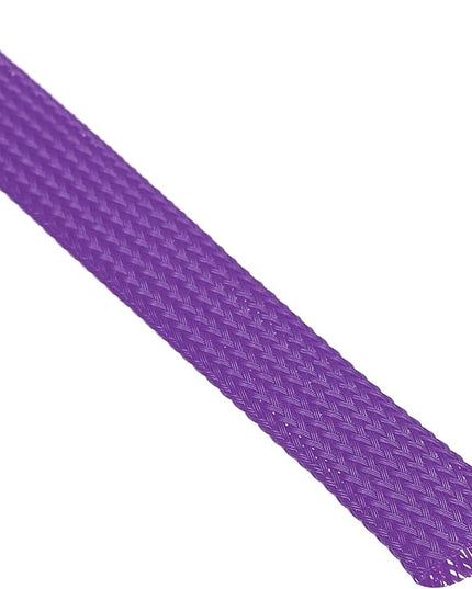 uxcell PET Expandable Sleeving 10ft 1/2" Purple Cable Management Sleeve Cord Organizer for Wrap Protect Cable