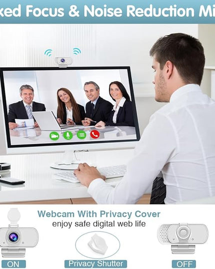 usb c webcam 1080P Webcam,Live Streaming Web Camera with Stereo Microphone, Desktop or Laptop USB Webcam 110 Degree View Angle, HD Web cam for Switch 2,Video Calling, Recording, Conferencing, Gaming