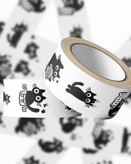 500 Pcs Cute Black Cat Sticker for Teen - Sticker Graphic - Cartoon Stickers for Water Bottles Laptop Cat Meme Stickers Waterproof Aesthetic Vinyl Decals Stickers for Adults Teens