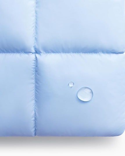 Comfyable Puffy Laptop Sleeve 13 Inch 14 Inch, Quilted Puffer Laptop Carrying Case, Pillow Case Compatible with MacBook Air M4 2025 M3 M2 M1, MacBook Pro M5 M4 Pro/Max, Light Blue